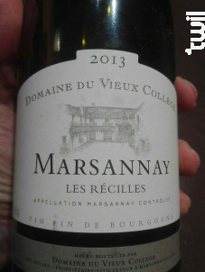 Les Vignes Marie - Domaine du Vieux College - 2013 - Blanc