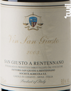Vin San Giusto - San Giusto a Rentennano - 2008 - Blanc