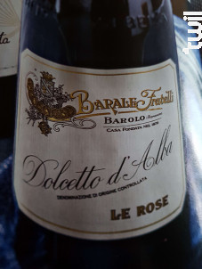 Le Rose - Dolcetto d'Alba - Barale Fratelli - 2017 - Rouge