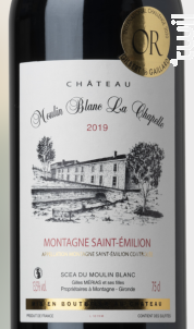 Château Moulin Blanc La chapelle - Château Moulin Blanc - 2019 - Rouge