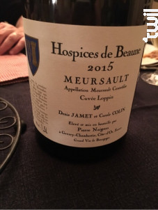 Meursault Cuvée Loppin -Hospices de Beaune - Albert Bichot - 2020 - Blanc