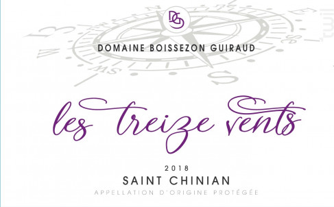 Les treize Vents - Domaine Boissezon Guiraud - 2020 - Rosé
