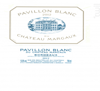 Pavillon Blanc - Château Margaux - 2020 - Blanc
