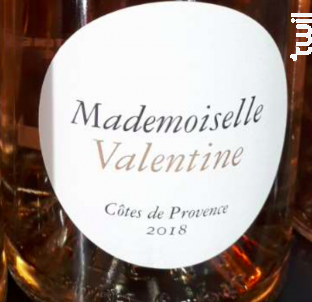 Mademoiselle Valentine - Château les Valentines - 2018 - Rosé