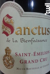 Sanctus - Château la Bienfaisance - 2008 - Rouge