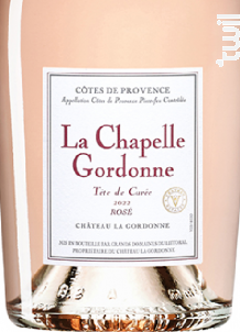 La Chapelle Gordonne Rosé Bio - Chateau La Gordonne - 2022 - Rosé