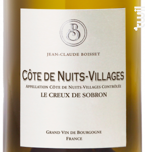 Côtes de Nuits-Villages Le Creux de Sobron - Jean-Claude Boisset - 2018 - Blanc