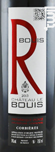 Cuvée R - Château Le Bouïs - 2015 - Rouge