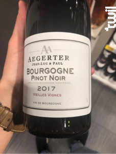 Bourgone Pinot Noir - Jean Luc et Paul Aegerter - 2017 - Rouge