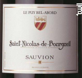 Le Puy Bel Abord - SAUVION - CHATEAU DU CLERAY - 2024 - Rouge