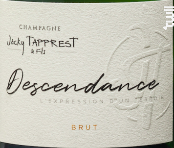 Cuvée Descendance - Champagne Jacky Tapprest & Fils - Non millésimé - Effervescent