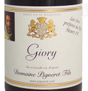 Givry - Domaine Pigneret Fils - 2014 - Rouge