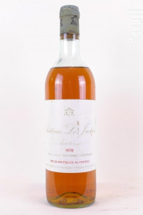 Sauternes - Château Les Justices - 1978 - Blanc