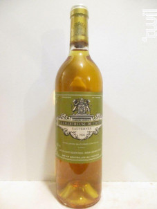 Chartreuse de Coutet - Château Coutet - Barsac - 1994 - Blanc