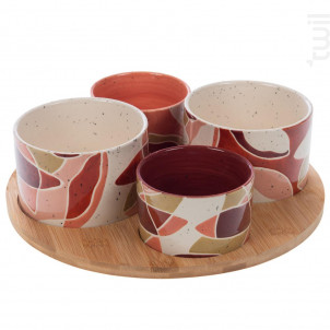 Plateau Apéritif 4 Bols Elena - Amadeus -  - 