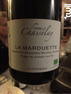 La Marduette - Domaine Chasselay - 2017 - Rouge