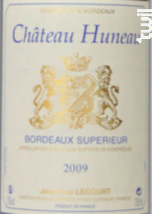 Bordeaux Rouge Fût de Chêne - Château Huneau - 2018 - Rouge