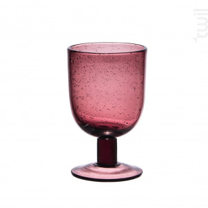 Verre À Pied Luberon Bullé Violet lot De 6 - table passion -  - 