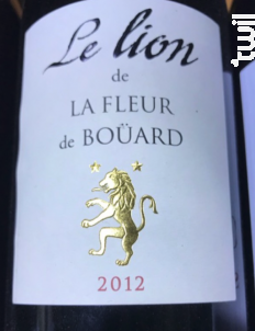 Le lion de La Fleur de Boüard - Château La Fleur de Boüard - 2020 - Rouge