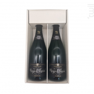 Coffret Cadeau - 2 Brut - Champagne Marquis de Pomereuil - Non millésimé - Effervescent