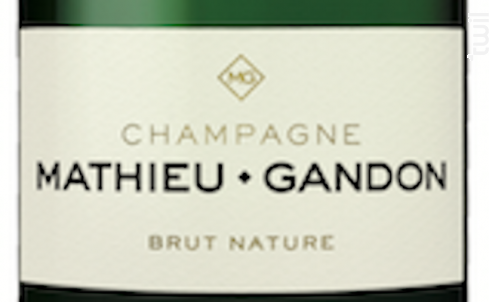 Brut Nature - Champagne Mathieu-Gandon - Non millésimé - Effervescent