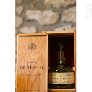 Armagnac De Montal + Coffret D'origine - Domaine de Montal - 1977 - 