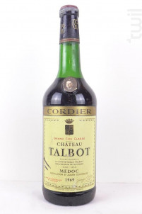 Grand Cru Classé (b2) - Château Talbot - 1969 - Rouge