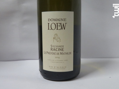 Domaine  Etienne Loew Sylvaner Racine Le Prefere De Mathilde - Domaine Loew - 2018 - Blanc