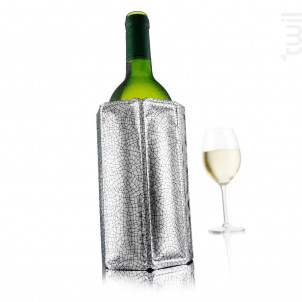 Rafraichisseur À Vin Rapid Ice Silver - vacuvin -  - 