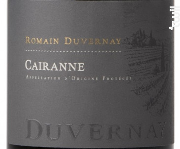 Romain Duvernay AOP Cairanne - Romain Duvernay - 2016 - Rouge