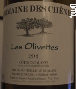 Les Olivettes - Domaine des Chênes - 2009 - Blanc