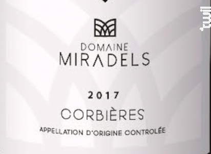 Cuvée Tradition - Domaine Miradels - 2017 - Rouge