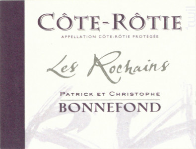 Les Rochains - Domaine Patrick & Christophe Bonnefond - 2007 - Rouge