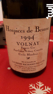 Volnay Premier Cru Cuvée Blondeau - Hospices de Beaune - 2021 - Rouge