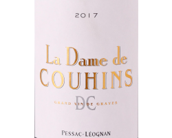La Dame de Couhins - Château Couhins - 2017 - Rouge