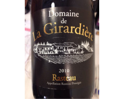 Rasteau - Domaine de la Girardière - 2019 - Rouge