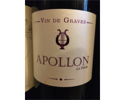 Apollon - Le Divin - Château Vénus - 2018 - Rouge