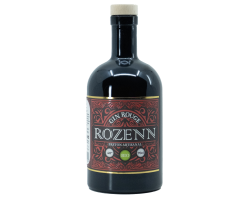 Gin rouge ROZENN bio 40° 70cL - Distillerie Breizh'Cool - Non millésimé - 