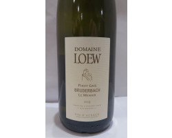 Pinot Gris Bruderbach Le Menhir - Domaine Loew - 2019 - Blanc