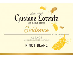 PINOT BLANC EVIDENCE BIO - Gustave Lorentz - 2020 - Blanc