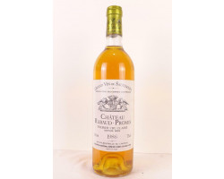 Sauternes - Château Rabaud-Promis - 1986 - Blanc