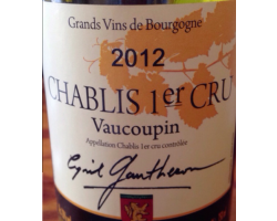 Chablis 1er Cru Vaucoupin - Domaine Gautheron Alain et Cyril - 2024 - Blanc