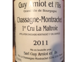 Chassagne-Montrachet 1er Cru La Maltroie - Domaine Amiot Guy et Fils - 2021 - Rouge