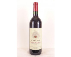 Château L'église - Château l'Eglise - 2003 - Rouge