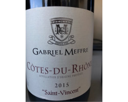 Saint Vincent - Maison Gabriel Meffre - 2024 - Rouge