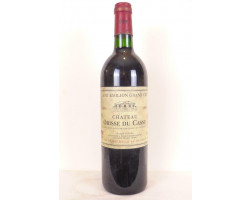 Grand Cru - Vignoble Richard DUBOIS - Château Orisse du Casse - 1995 - Rouge