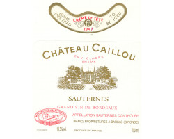 Château Caillou - Crême de Tête - Château Caillou - 1947 - Blanc