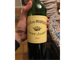 Clos du Marquis - Château Léoville Las Cases - 2002 - Rouge