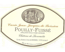 Pouilly Fuissé - Cuvée Jean-Jacques de Boissieu - Château de Lavernette - 2022 - Blanc