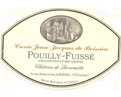 Pouilly Fuissé - Cuvée Jean-Jacques de Boissieu - Château de Lavernette - 2021 - Blanc
